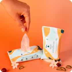 Lingettes intimes dispersibles